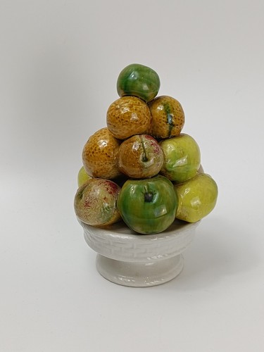 Secla majolica pottery fruit - majolica,