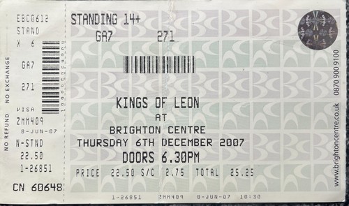 Kings leon 2007 brighton - 2007,