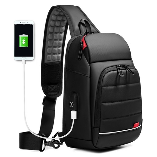 Mens sling black usb charging - sling,