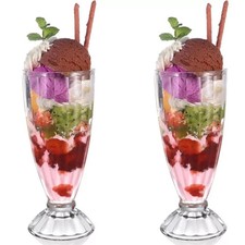 Ice cream sundae glasses - ice,
