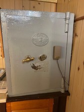 QUALITY LARGE ANTIQUE SAFE SAMUEL WITHERS & CO