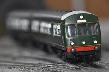 Triang R157 R158 Class 101 2 Car DMU British Railways Green NOT MOTORISED vgc OO