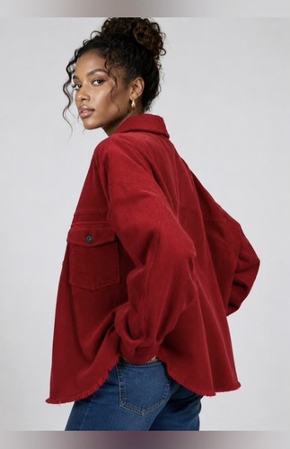 Zara ruby red wide wale - zara,