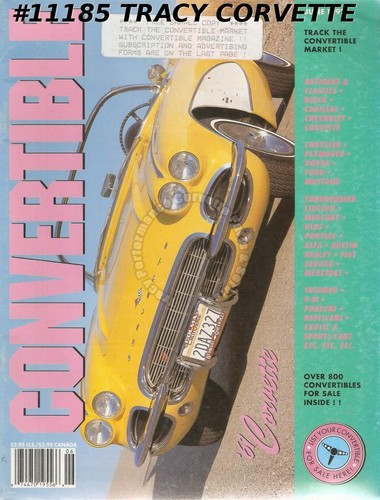 June 1992 convertible corvette - june,