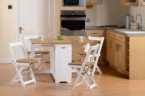 White distressed waxed pine - &,