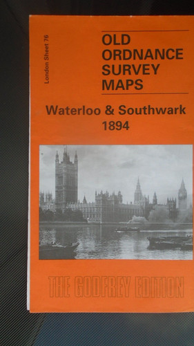 Ordnance map godfrey reprint - ordnance, map,