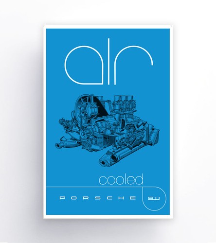 Air cooled porsche - cooled,