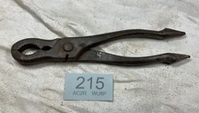 ANTIQUE VINTAGE GAS PLUMBERS PLIERS TOOL 7 1/4” UNUSUAL ENGINEER SPECIALIST GRIP