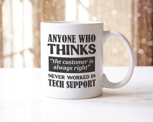 Funny tech support mug - tech,