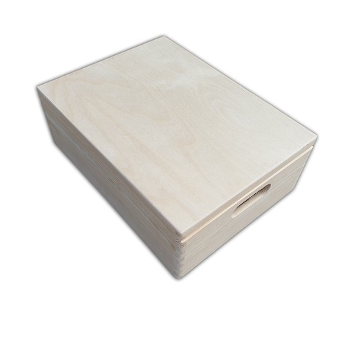 Large wooden box - box, 40x30x13.5cm