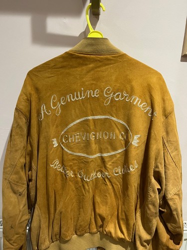 Vintage chevignon suede - vintage, bomber