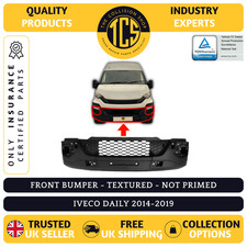 IVECO DAILY 2014-2019 FRONT BUMPER TEXTURED NOT PRIMED - INSURANCE CERTIFIED NEW