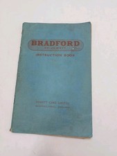 Bradford By Jowett Instruction Book Jowett Cars Limited