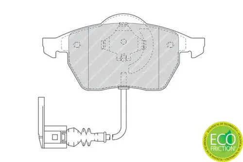 Brake pads fdb1463 ferodo for - brake,