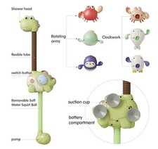 Dino Toys Bath Toys Contains Dino Bubblemaker And A Basket Ball Holder &grabber.