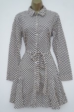 PRIMARK BLACK IVORY PRINT LONG