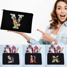 Butterfly Letter Makeup Bag