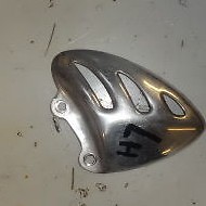 TRIUMPH DAYTONA T 595 1997 1998:HEEL PLATE - LEFT:USED MOTORCYCLE PARTS