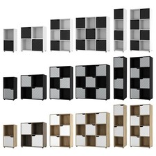 Wooden cube bookcase - wooden, line
