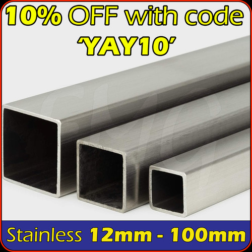 Stainless steel square tube - square,