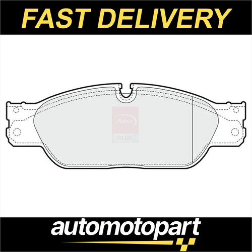 Apec blue brake pads - apec, set