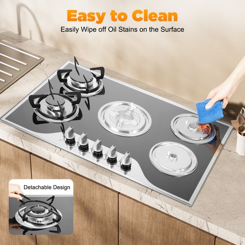 Burner gas stove - stove, iron