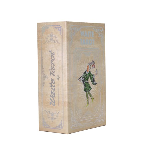 Silver foil waite tarot card - foil,