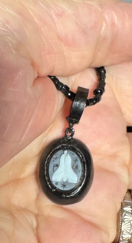 Victorian whitby jet sardonyx - whitby,