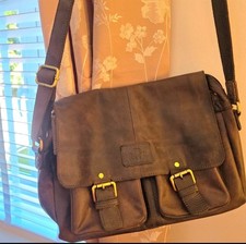 Rowallan Leather Satchel Brown