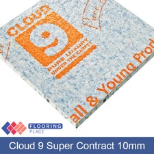 Cloud 9 Super Contract 10mm Carpet Underlay