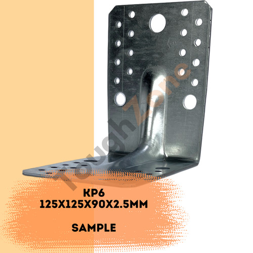 Steel angle brackets - -, heavy