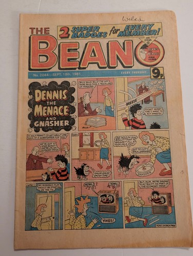 Beano comic 2044 september - no, 2044,