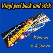 Asteroids 1980's Logo Vinyl