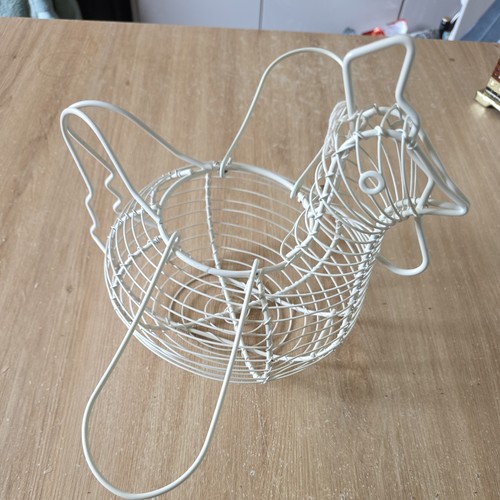 Vintage chicken hen - chicken, white