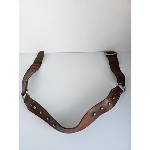 Vintage leather belt - vintage,