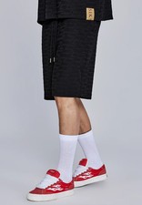 SikSilk Mens Black Towelling