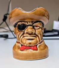 VINTAGE Lord Nelson Pottery Mug Staffordshire England Eye Patch Man Decor