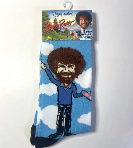Bob ross crew socks happy - ross,
