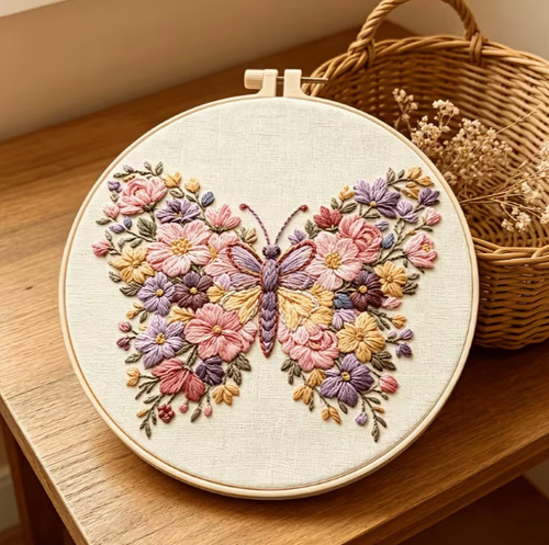 Butterfly embroidery diy art - butterfly,