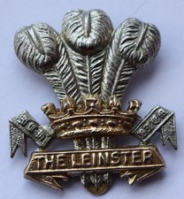 British Army, The Leinster Regiment Cap Badge. (O105)