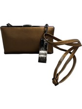 Marina Galanti Bronze Shoulder Bag Leather Adjustable Strap 2995 Model - Medium