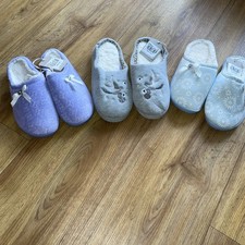 Tu Ladies Slippers Three Pairs