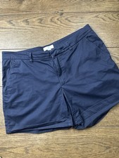 H&M Navy Chino Shorts Mens W34