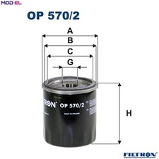 OIL FILTER OP 570/2 FOR