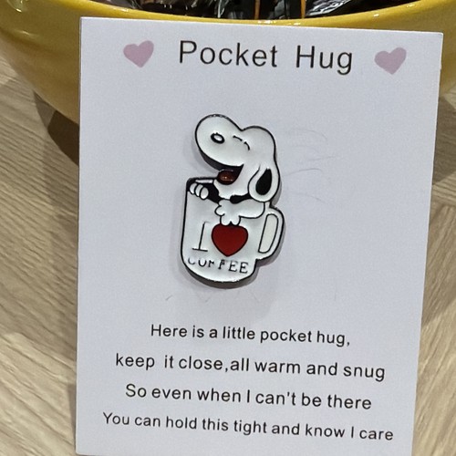 Snoopy drinking coffee mug