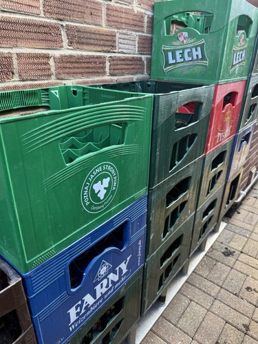 Plastic beer crate for x - crate,