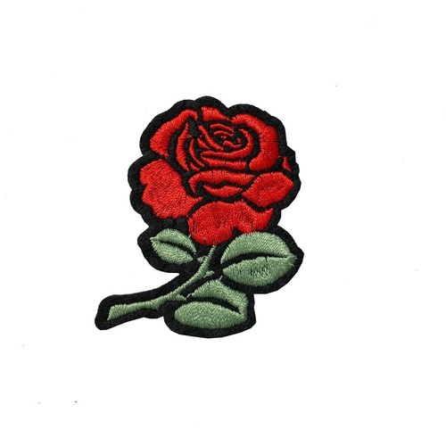 England rose embroidery patch - england,