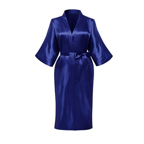 Satin kimono robe dressing - satin,
