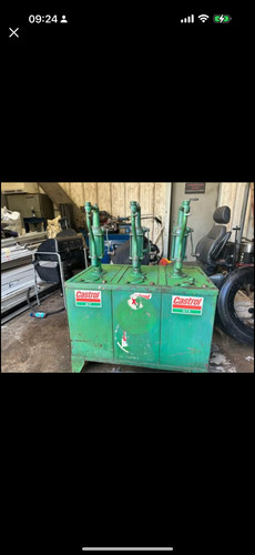 Vintage castrol oil pump - castrol,