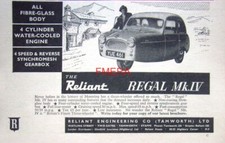 RELIANT 'Mk.IV' 3-Wheeler